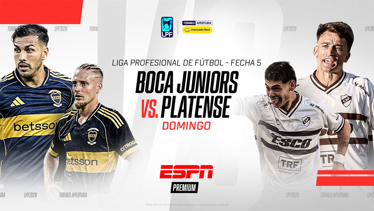 En busca de encontrar su mejor versión, Boca recibe a Platense por la fecha 5 en ESPN Premium